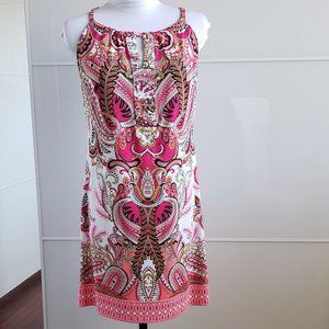 Pink Paisley Sequin Dress INC